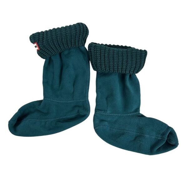 Hunter Kids Half Cardigan Boot Socks size Large Ocean - Picture 6 of 6